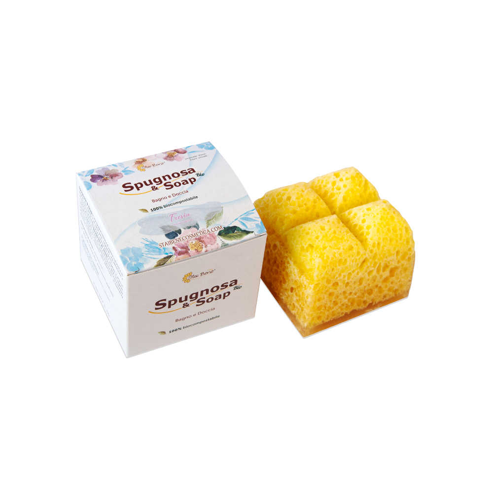 Spugnosa e Soap bio Fresia – Fioritissima