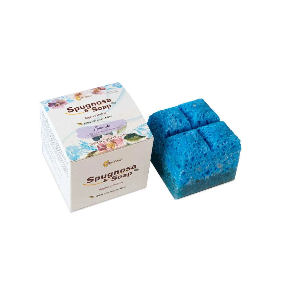 Spugnosa e Soap bio Lavanda – Floreale