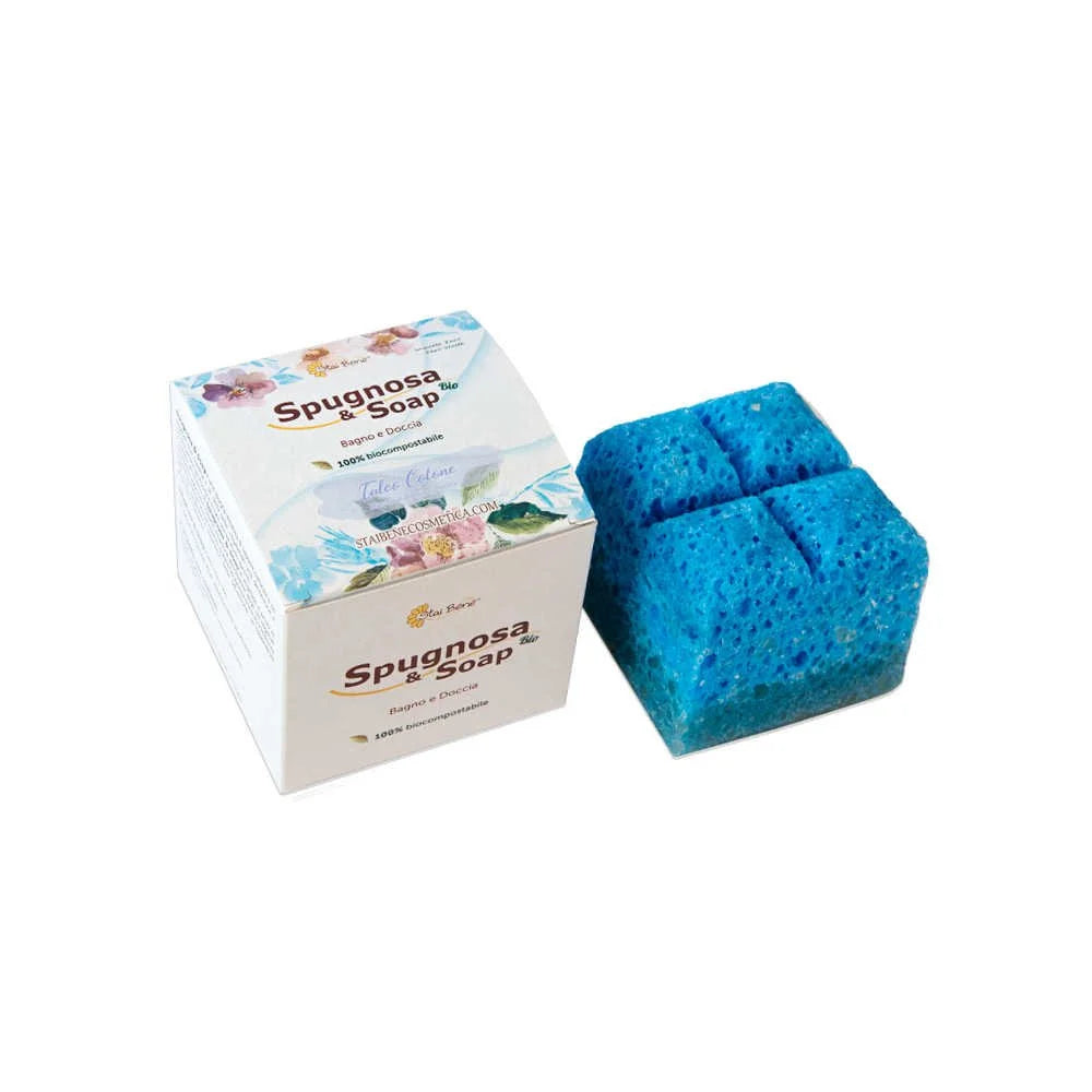 Spugnosa e Soap bio Talco e Cotone – Armoniosa